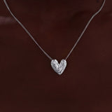 BB Heart Necklace | Silver