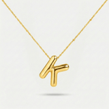 Bubble Initial Necklace