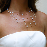 Invisible Effect Natural Pearls Necklace