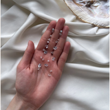 Floating Crystals Earrings