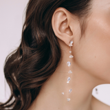Floating Crystals Earrings