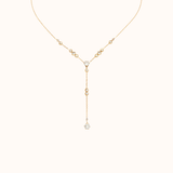 Crystal Y-Chain Necklace