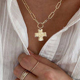 Chunky Cross Necklace