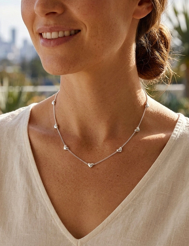 Lerato Necklace | Silver