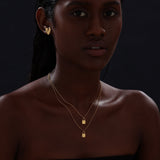 BB Heart Stud Earrings | Gold