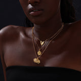 BB Heart Stud Earrings | Gold