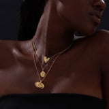 BB Heart Necklace | Gold