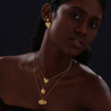 BB Heart Drop Earrings | Gold