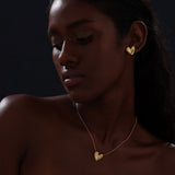 BB Heart Necklace | Gold
