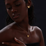 BB Heart Necklace | Gold