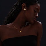 BB Heart Necklace | Gold