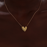 BB Heart Necklace | Gold