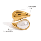 Pearl Drop Ring