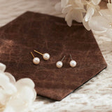 Bridal Natural Pearl Earrings