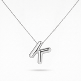 Bubble Initial Necklace