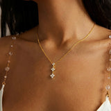 Clover Trio Sterling Silver Necklace