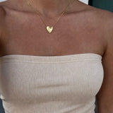 BB Heart Necklace | Gold