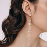 Floating Crystals Earrings