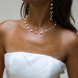 Floating Natural Pearl Earrings