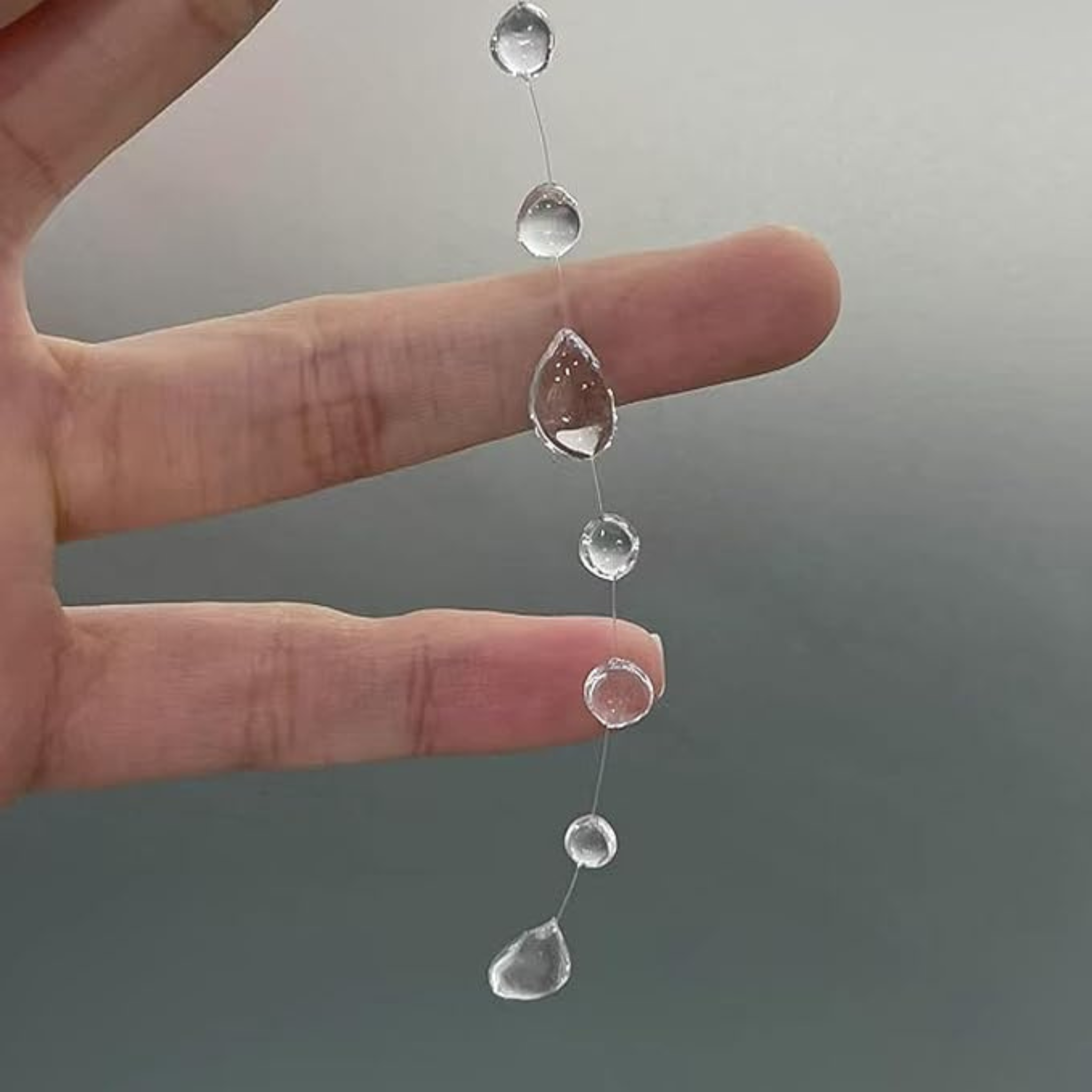 Water Drop Line Necklace