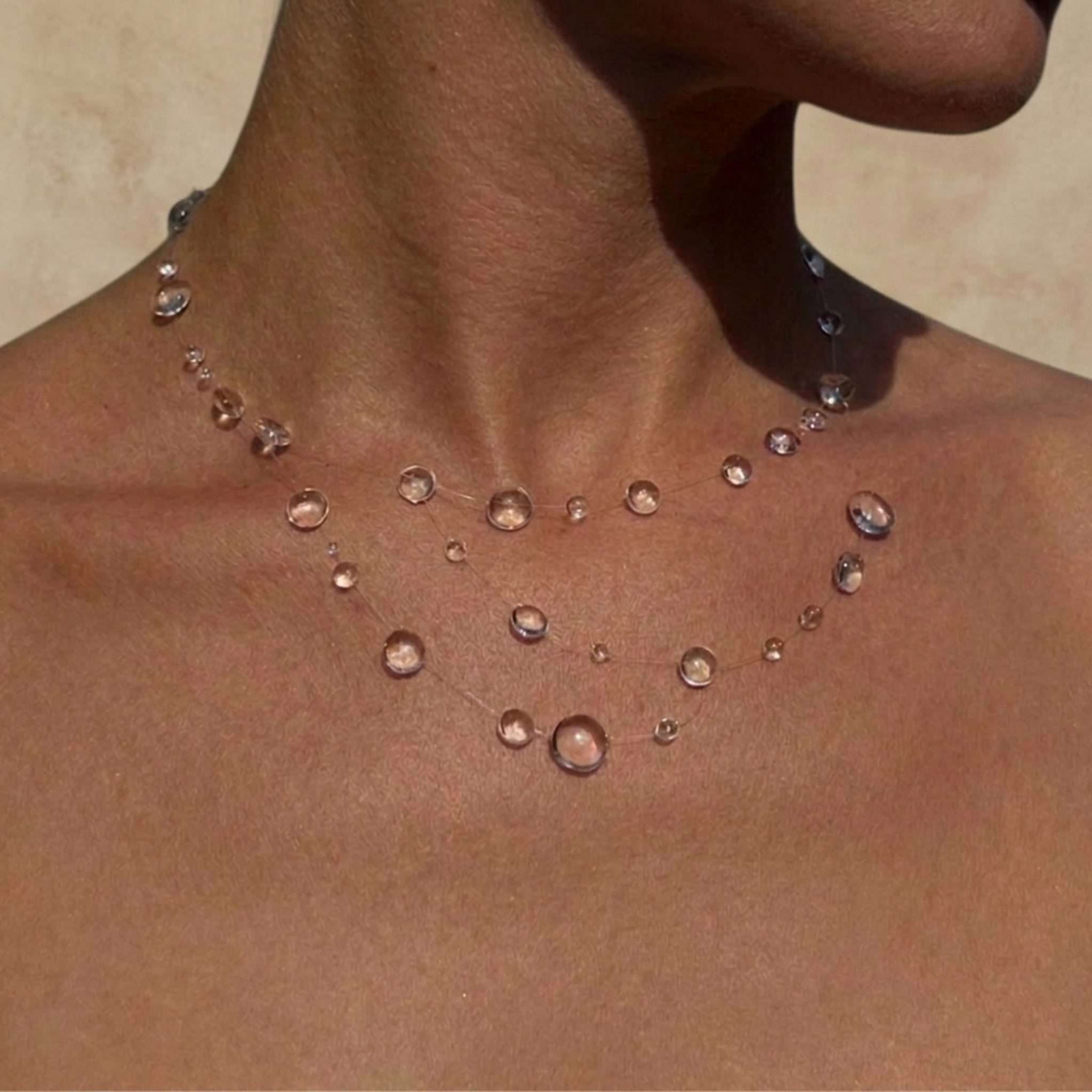 Cascade Water Drop Necklace
