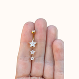 Starfall Belly Ring