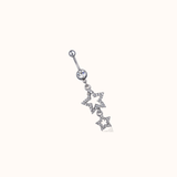 Falling Stars Belly Ring