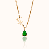 Birthstone Name Necklace