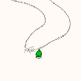 Birthstone Name Necklace