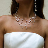 Invisible Effect Layered Pearls Necklace