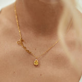 Birthstone Name Necklace