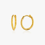 Mini Twisted Hoop Earrings
