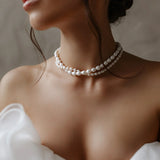 Natural Pearl Layered Necklace