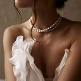 Natural Pearl Layered Necklace