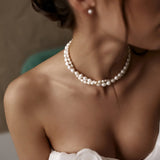Natural Pearl Layered Necklace