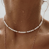 Pearl & Gold Choker