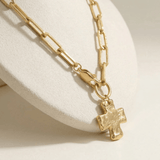 Chunky Cross Necklace