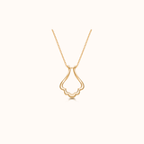 Sea Shell Ring Holder Necklace