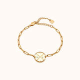 Engraved Compass Bracelet