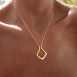 Sea Shell Ring Holder Necklace