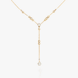 Stardust Y-Shape Necklace Sterling Silver
