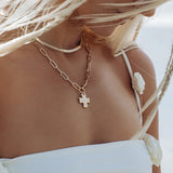 Chunky Cross Necklace