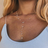 Floating Water Drop Necklance