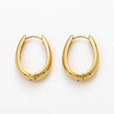 Drop Huggie Earrings